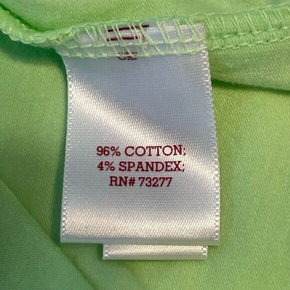 SO Camisole Tank Top Lime Green Sleeveless Spaghetti Strap Shelf Bra M - Picture 6 of 8